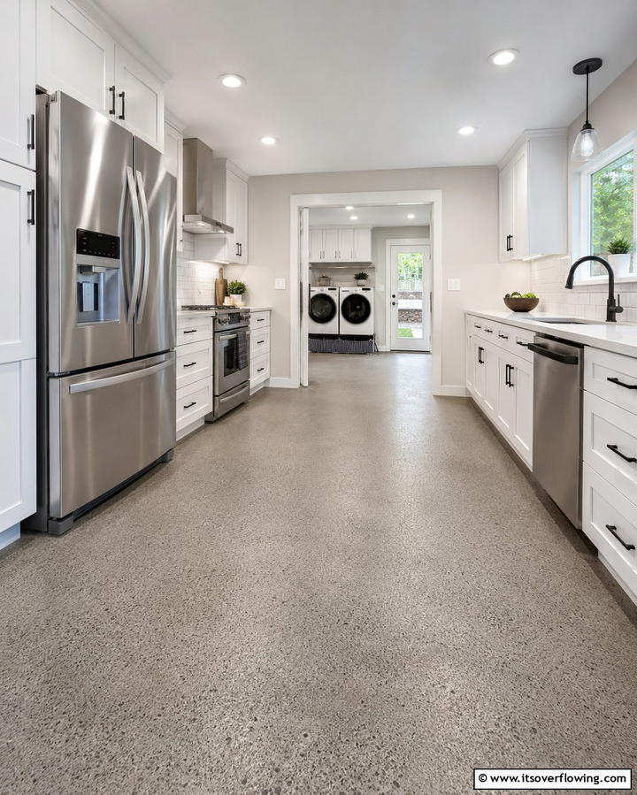 Slip Resistant Concrete Coatings - 30 Modern Concrete Floor Ideas for Low-Maintenance Interiors
