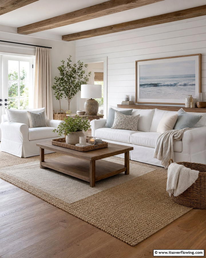 Slipcovered Sofas for Practical Style - 20 Pottery Barn Living Room Ideas for Timeless Style