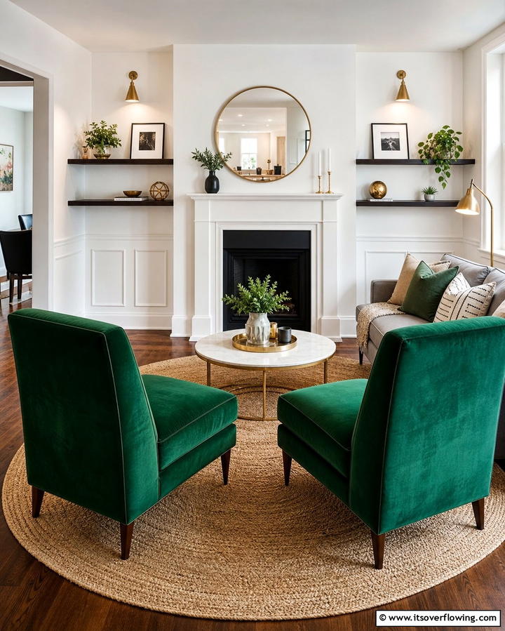 Slipper Chairs for Small Spaces - 25 Chairs in Front of Fireplace Ideas for Cozy Vibes