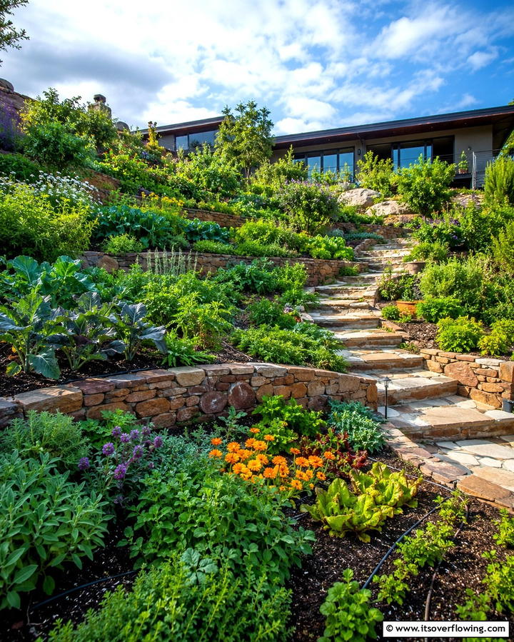 Slope Friendly Organic Landscaping - 30 Hillside Landscaping Ideas for Sloped Yards