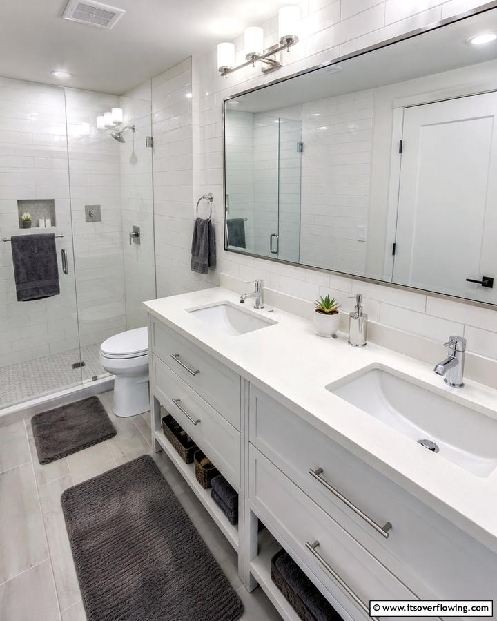 Small Double Sinks for Shared Spaces - 20 Small Bathroom Sink Ideas for a Functional and Stylish Space
