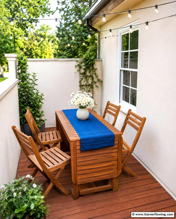 Small Scale Outdoor Dining - 25 Side Porch Ideas to Enhance Your Outdoor Living Space