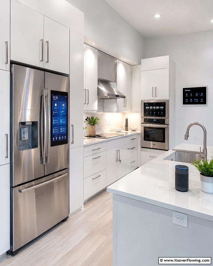Smart Appliances Integration - 25 Dream Kitchen Ideas for Your Perfect Cooking Space