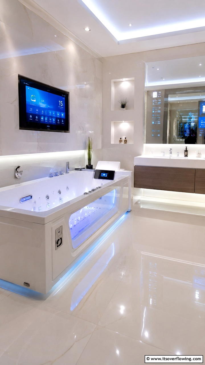 Smart Bathtub Experience - 30 Bathtub Ideas for a Luxurious and Relaxing Bathroom
