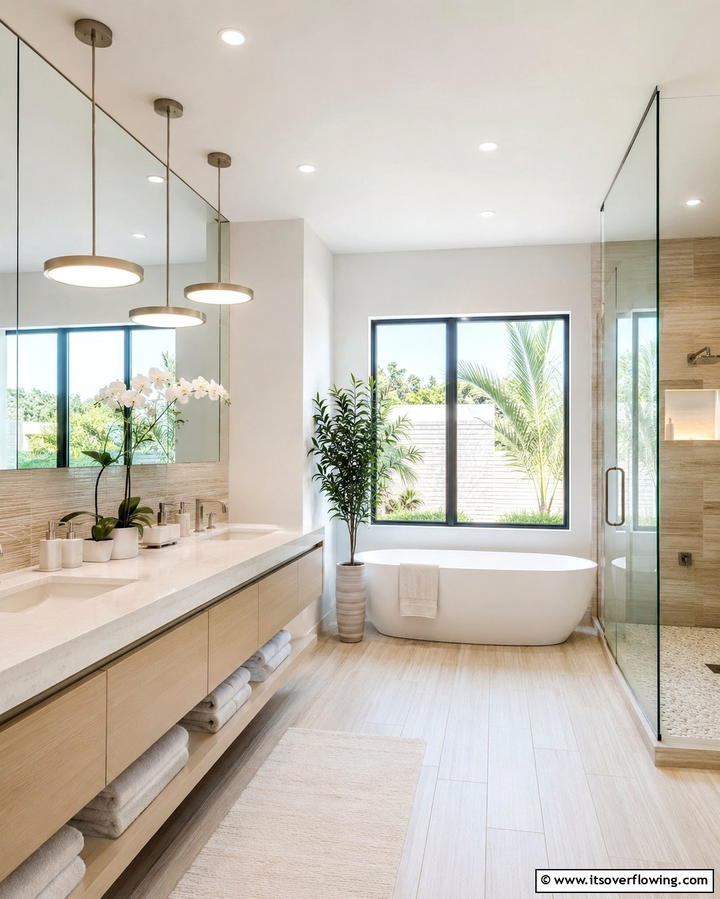 Smart Dimmer Options - 30 Bathroom Pendant Lighting Ideas for Modern Illumination