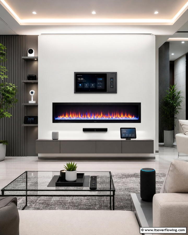 Smart Fireplace Innovations - 21 Cozy and Modern Fireplace Ideas for Every Home Style