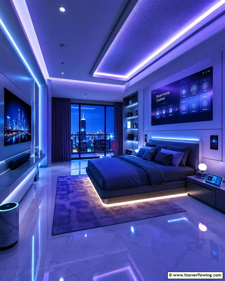 Smart Home Integration - 25 Gamer Girl Room Ideas for a Fun and Stylish Space