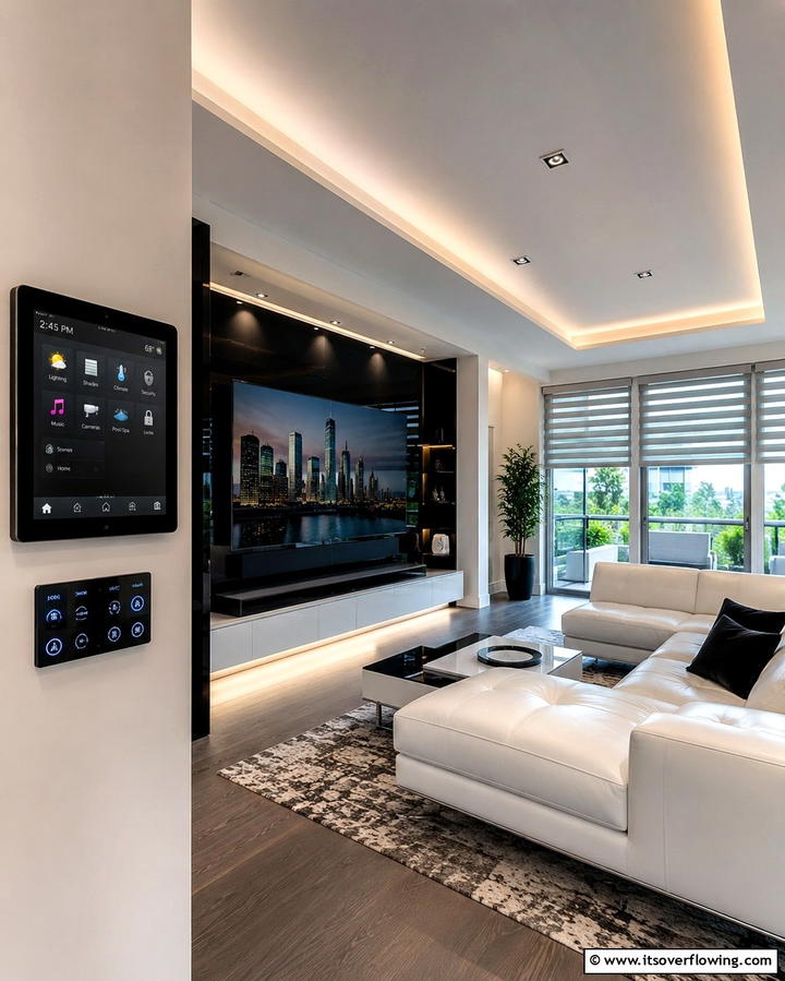 Smart Home Integration - 25 Townhouse Interior Design Ideas for Modern Living