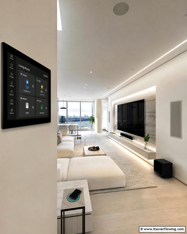 Smart Home Technology - 21 Minimalist Apartment Ideas to Maximize Small Spaces