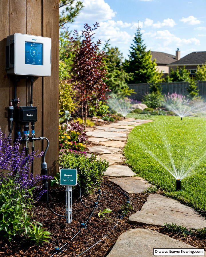 Smart Irrigation Systems for Efficient Water Use - 25 AI Landscape Design Ideas for the Modern Homeowner