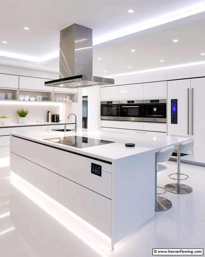 Smart Kitchen Technology - 21 Minimalist Kitchen Ideas for Clean & Functional Spaces