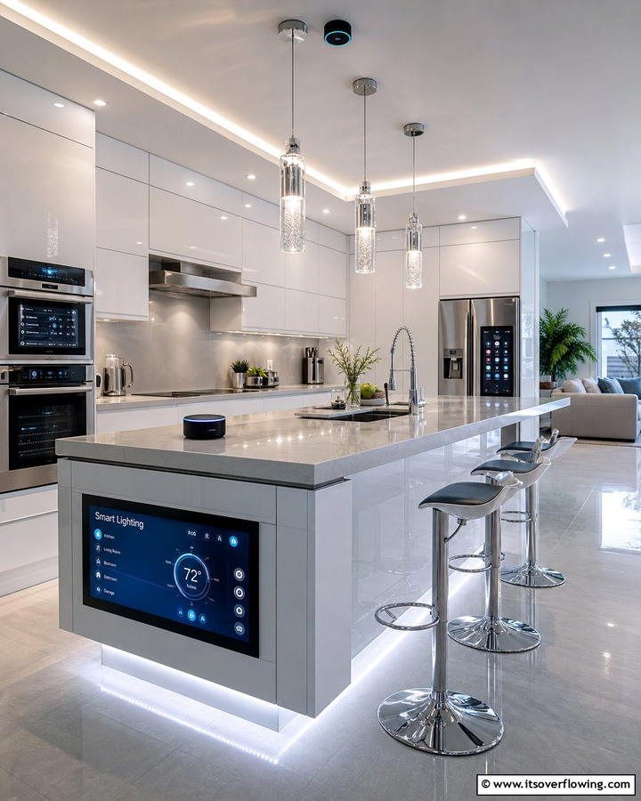 Smart Lighting Innovation - 30 Kitchen Island Lighting Ideas to Illuminate Your Space