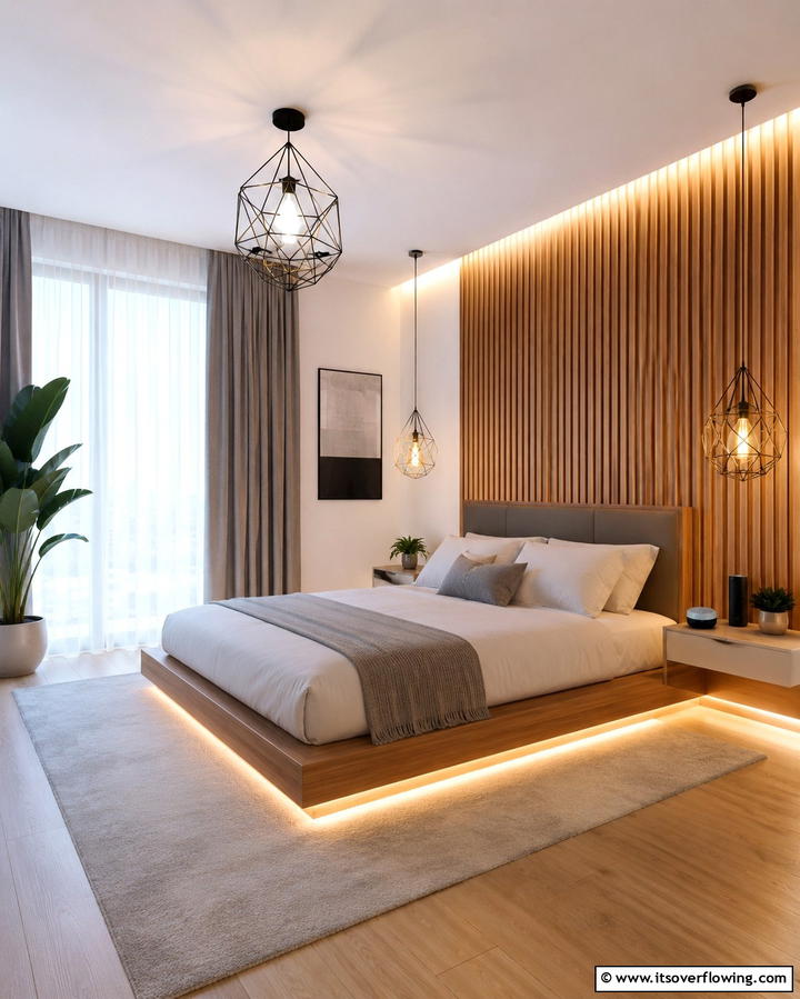 Smart Lighting Solutions - 25 Small Apartment Ideas for Guys- Stylish & Functional