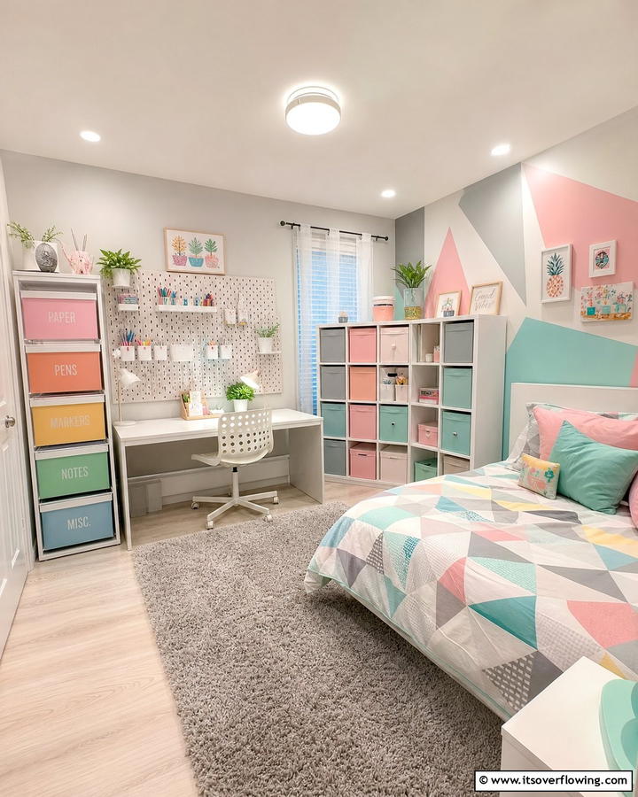 Smart Organization Tips - 30 Tween Bedroom Ideas for Fun and Age-Appropriate Style