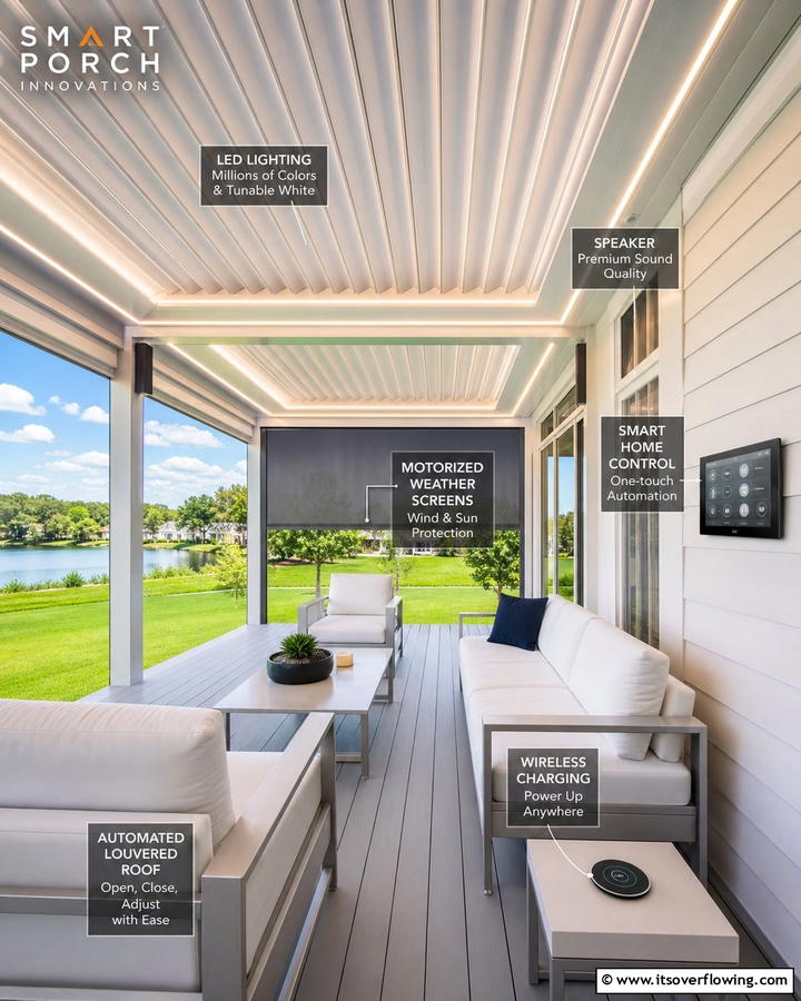 Smart Porch Innovations - 21 Covered Porch Ideas for Year-Round Outdoor Comfort