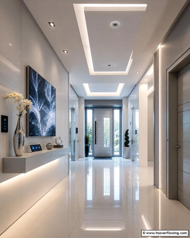 Smart Sensor Lighting - 21 Entryway Lighting Ideas to Brighten Your Foyer