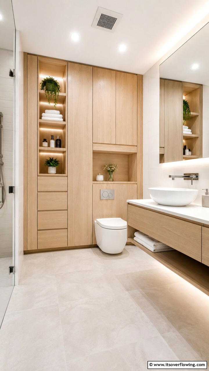 Smart Storage Solutions - 30 Ensuite Bathroom Ideas for Luxurious Privacy