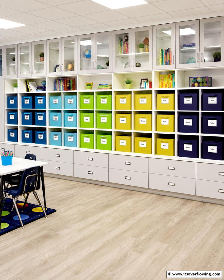 Smart Storage Solutions - 30 Homeschool Room Ideas- Functional Learning Spaces at Home