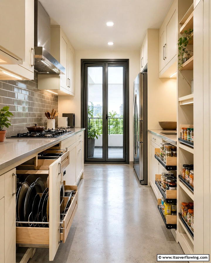 Smart Storage SolutionsOne - 30 Parallel Modular Kitchen Designs for Efficient Cooking