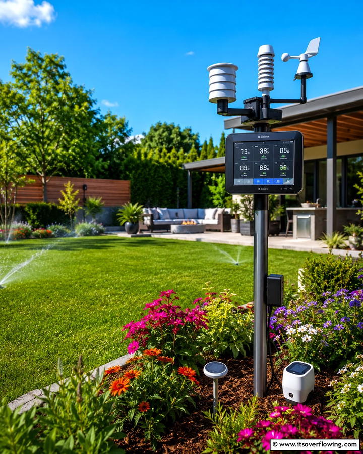Smart Weather Monitoring for Outdoor Spaces - 25 AI Landscape Design Ideas for the Modern Homeowner