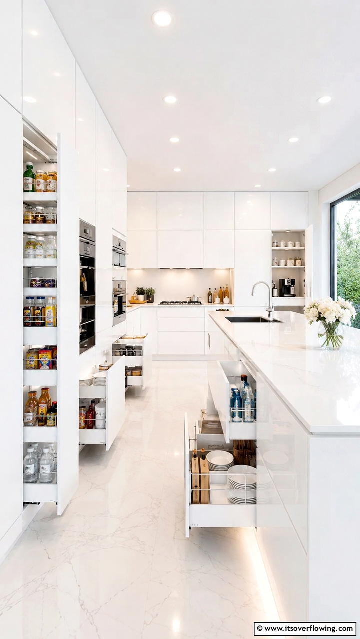 Smart White Storage Solutions - 21 Timeless White Kitchen Ideas for a Clean, Bright Look