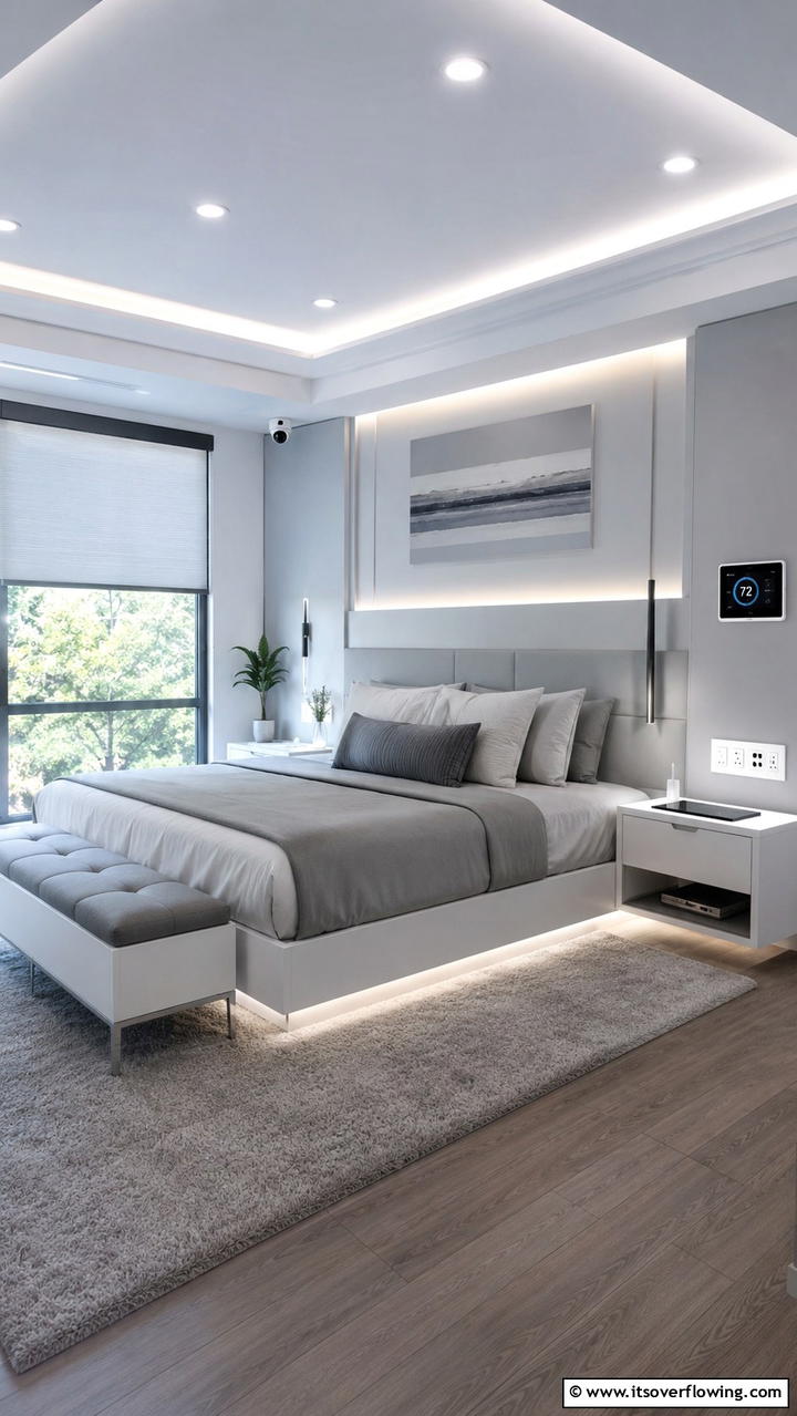 Smart and Secure Bedroom - 30 Bedroom Ideas For Couples- Romantic Retreat Inspiration