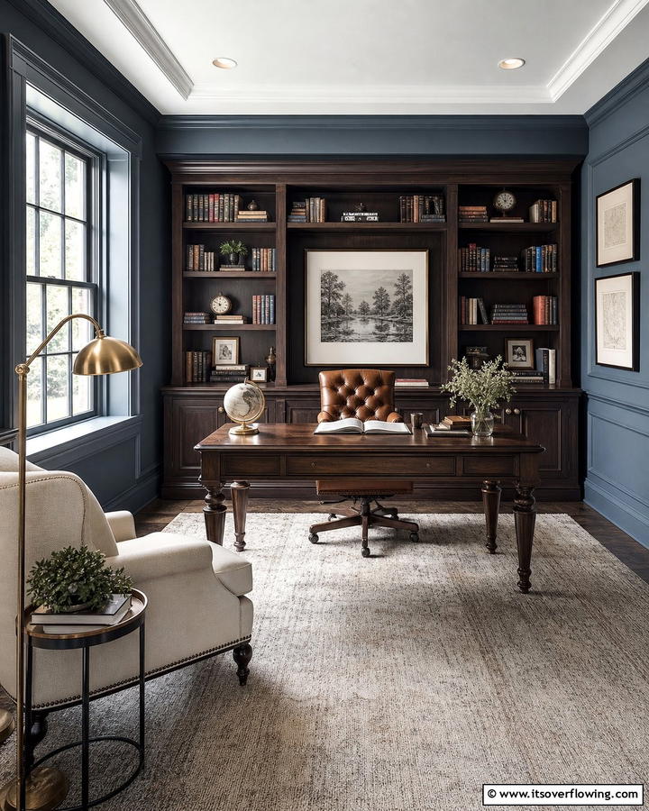 Smoky Blue - 25 Calming Paint Colors for a Relaxing Home