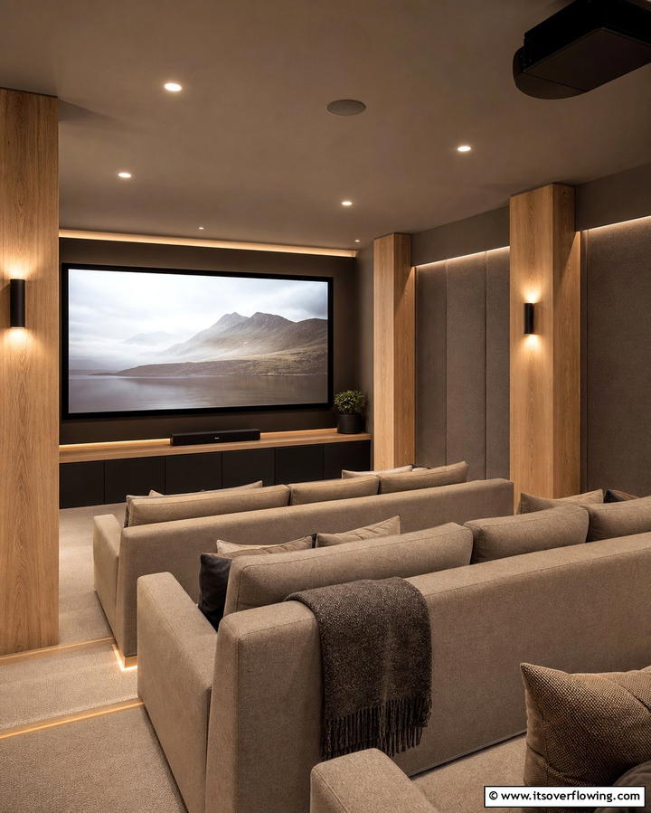 Smoky Taupe - 30 Home Theater Paint Colors for Immersive Entertainment
