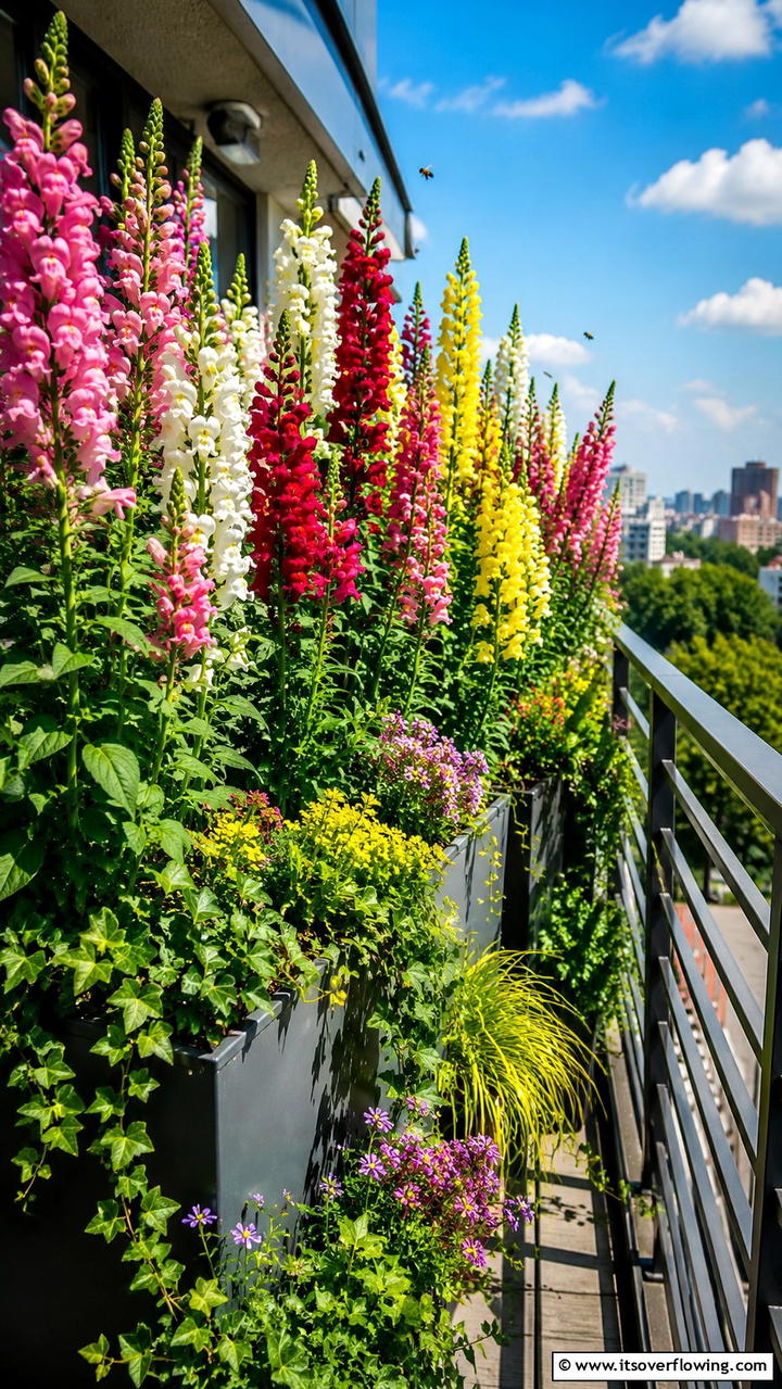 Snapdragons - 30 Flowering Plants for Balcony Gardens - Colorful Displays