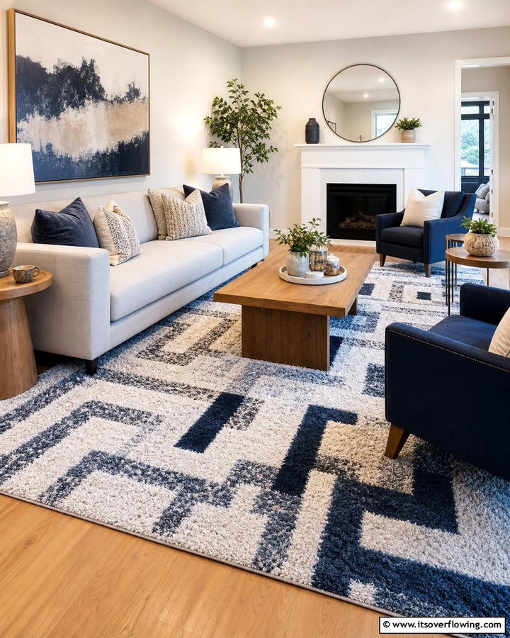 Soft Area Rugs - 21 Cozy Living Room Ideas for Warm & Inviting Spaces