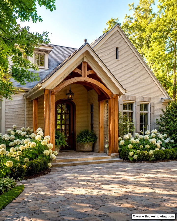 Soft Beige Brick Transformation - 25 Painted Brick Houses Ideas for a Fresh Look