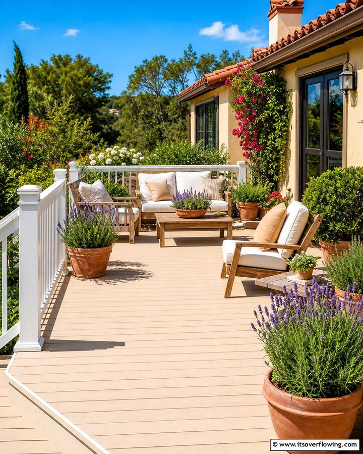 Soft Beige Decks - 25 Deck Color Ideas to Transform Your Outdoor Space