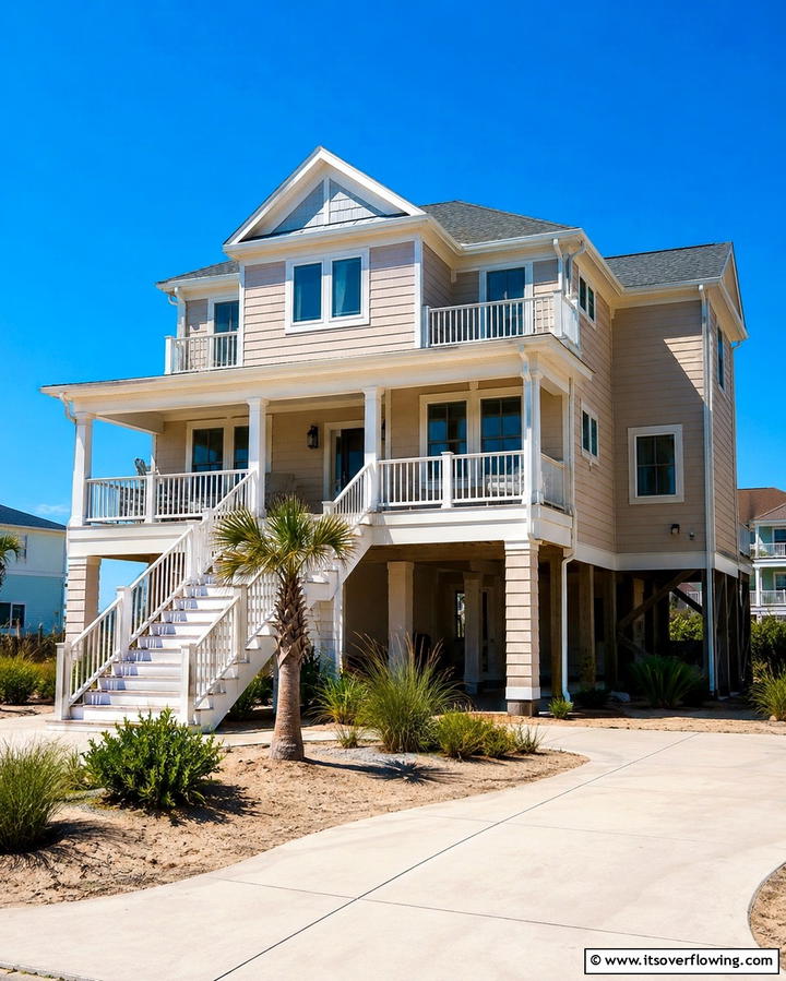 Soft Biscotti Undertones - 30 Brown Exterior House Color Ideas for Warm Curb Appeal