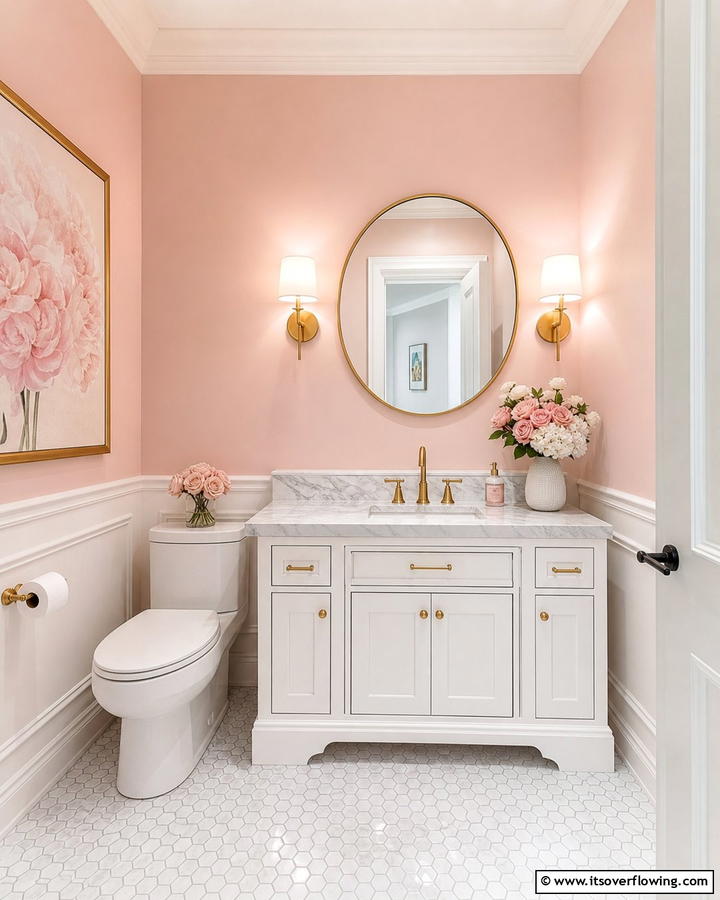 Soft Blush - 25 Calming Paint Colors for a Relaxing Home
