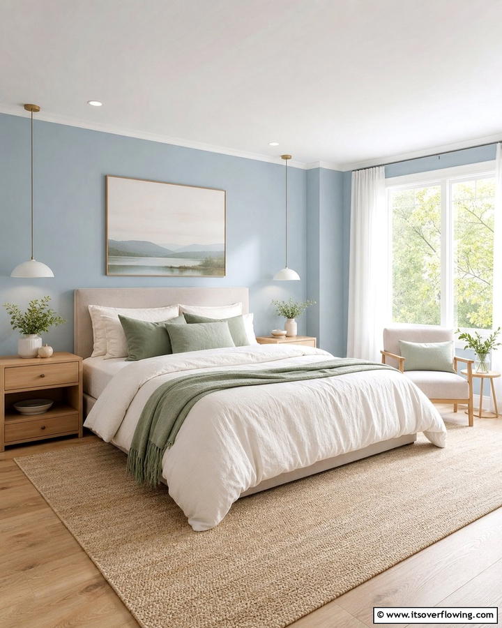 Soft Color Palettes for a Calming Ambiance - 17 Relaxing Bedroom Ideas for Serene Sleep Sanctuaries