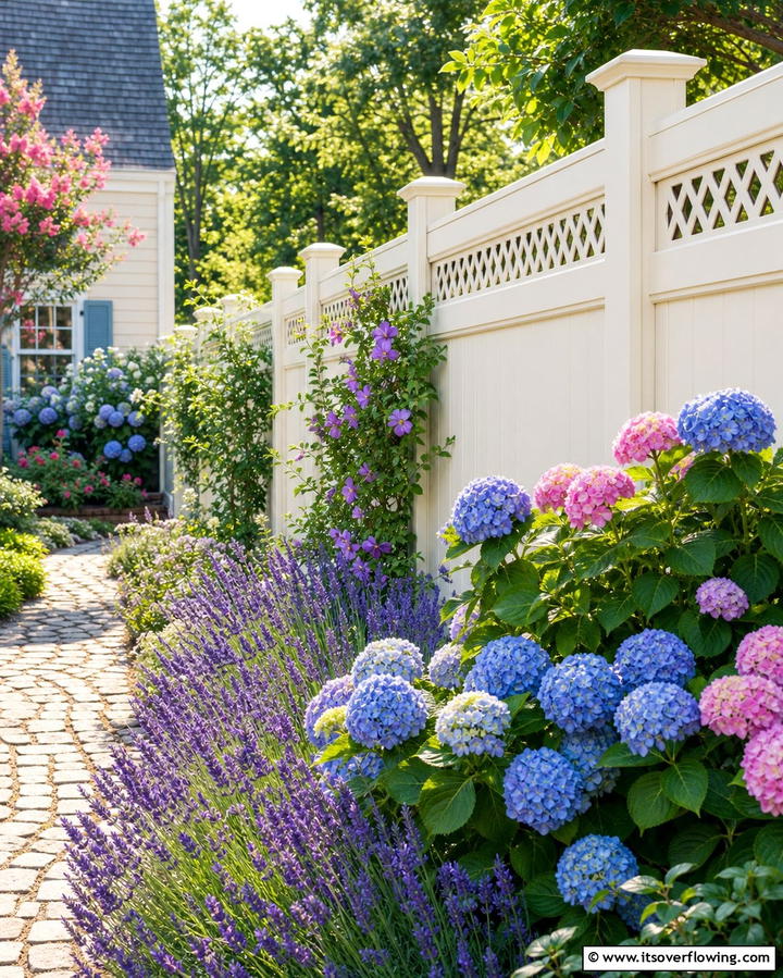 Soft Cream Vinyl Fence - 25 Vinyl Fence Colors to Enhance Your Outdoor Space