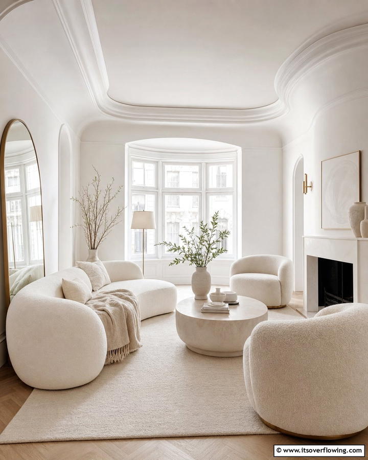 Soft Curved Crown Molding - 21 Crown Molding Ideas to Elevate Interior Architecture