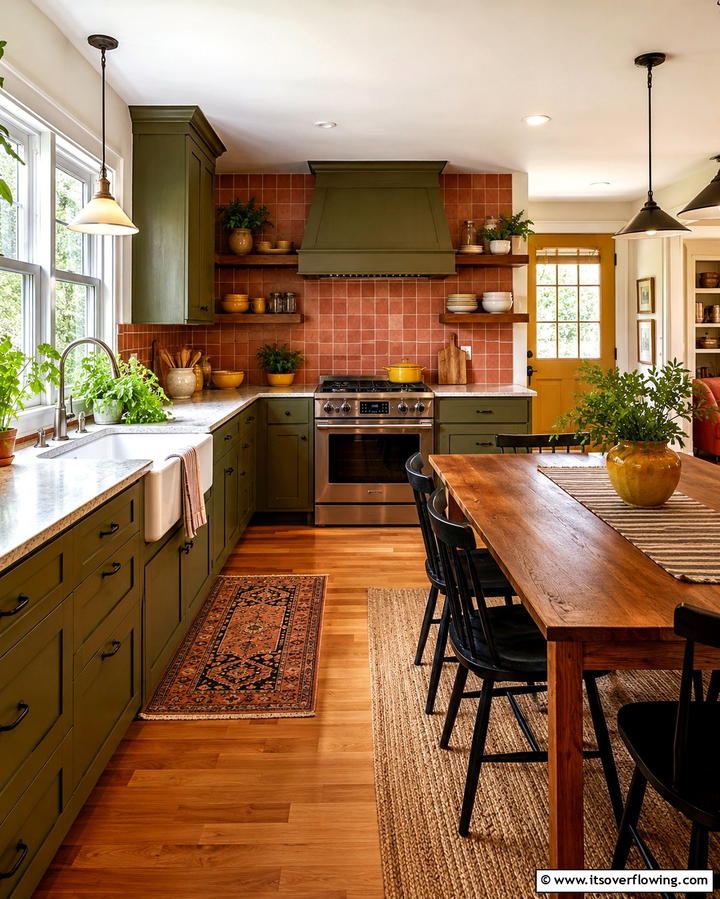 Soft Earthy Color Palettes - 25 Craftsman Kitchen Ideas for a Classic and Timeless Design