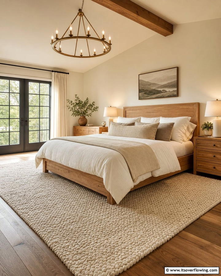 Soft Floor Coverings for Added Comfort - 17 Relaxing Bedroom Ideas for Serene Sleep Sanctuaries