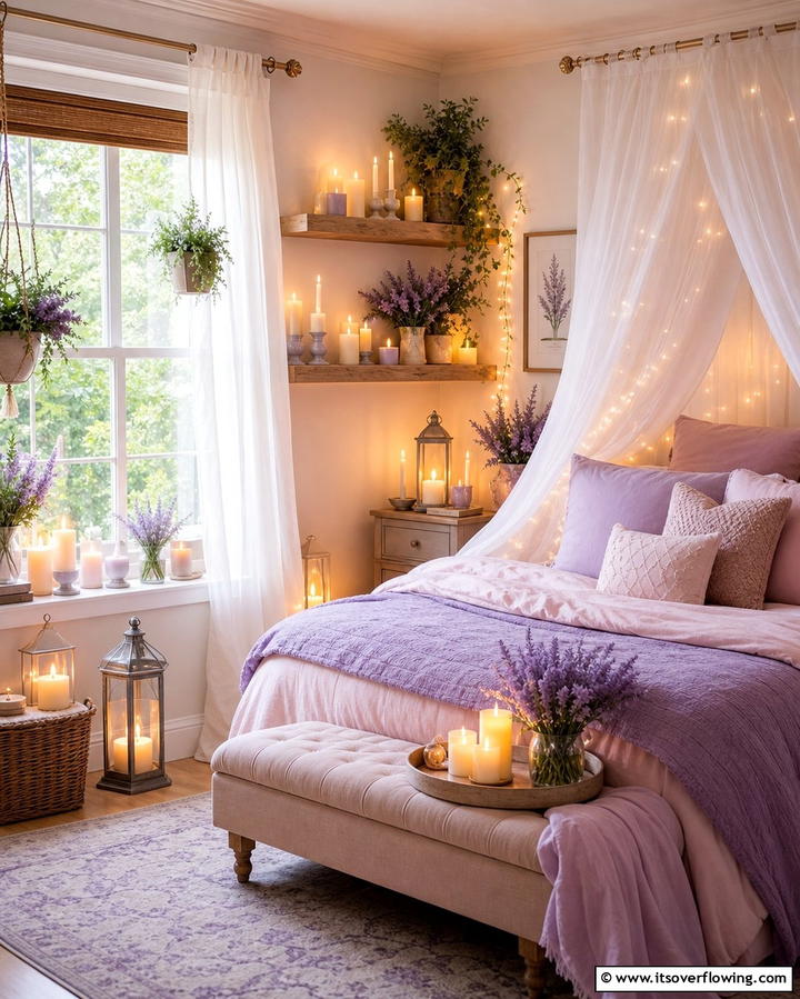 Soft Glow Candles - 25 Fairycore Bedroom Ideas for a Whimsical Escape