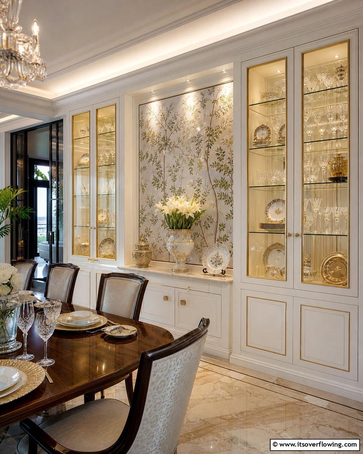 Soft Glow Lighting for Glass Cabinets - 20 Cabinet Lighting Ideas to Brighten Your Space