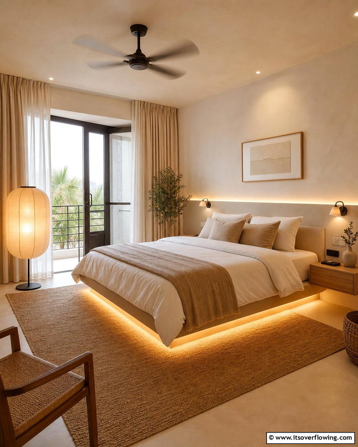 Soft Lighting for a Relaxing Glow - 25 Zen Bedroom Ideas for a Calm and Serene Space