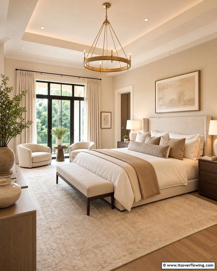 Soft Neutral Color Palette for Peaceful Vibes - 25 Zen Bedroom Ideas for a Calm and Serene Space