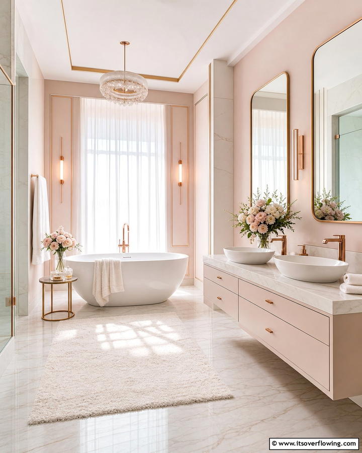 Soft Neutral Color Palette for Tranquility - 17 Romantic Bathroom Ideas for a Luxurious Personal Retreat