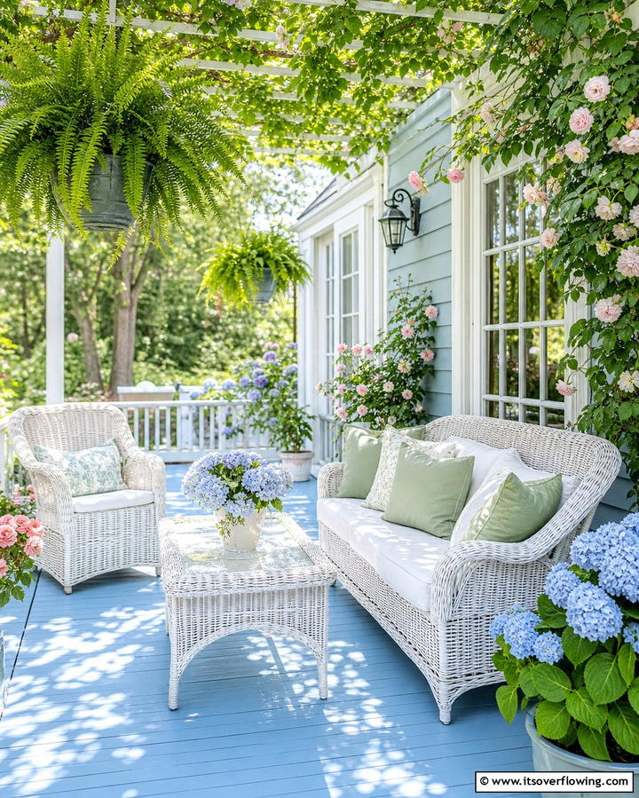 Soft Pastel Blue for Serenity - 25 Deck Color Ideas to Transform Your Outdoor Space
