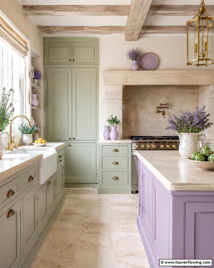 Soft Pastel Color PaletteExact - 25 French Country Kitchen Ideas for a Charming Look