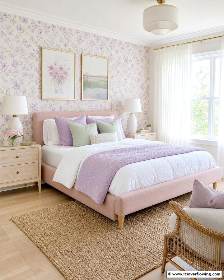 Soft Pastel Guest Room - 21 Guest Room Ideas for a Welcoming and Functional Space