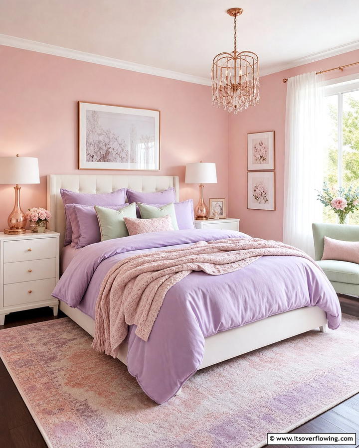 Soft Pastel Palette for Tranquility - 25 Bedroom Ideas for Women to Reflect Personal Style
