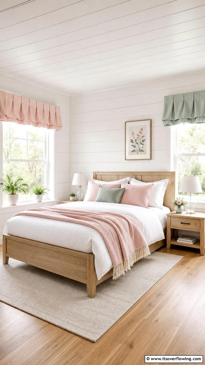 Soft Pastels - 21 Elegant Window Valance Ideas to Frame Your View