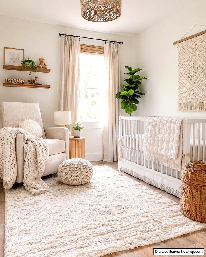 Soft and Soothing Textures - 30 Small Nursery Ideas for Adorable Compact Spaces